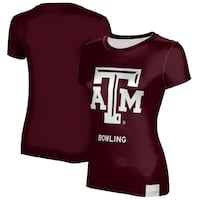 Women's Maroon Texas A&M Aggies Bowling T-Shirt