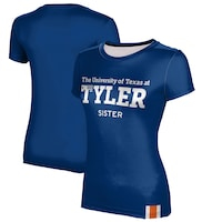 Women's Blue Texas Tyler Patriots Sister T-Shirt