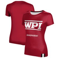 Women's Cardinal Worcester Polytechnic Institute Engineers Grandparent T-Shirt