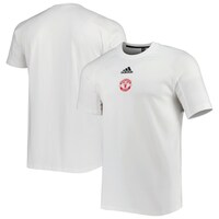 Men's adidas White Manchester United Raglan Travel T-Shirt