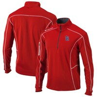 Men's Columbia Red St. Louis Cardinals Shotgun Omni-Wick Quarter-Zip Pullover Jacket
