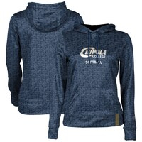 Women's Navy Chipola College Indians Softball Pullover Hoodie