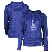 Women's Blue Chaminade University Silverswords Volleyball Pullover Hoodie