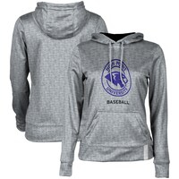 Women's Gray High Point Panthers Baseball Pullover Hoodie