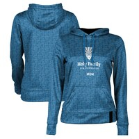 Women's Blue Holy Family Tigers Mom Pullover Hoodie