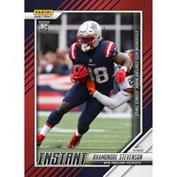 Rhamondre Stevenson New England Patriots Fanatics Exclusive Parallel Panini Instant NFL Week 10 2-Touchdowns and 100-Yards Single Rookie Trading Card - Limited Edition of 99