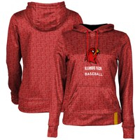 Women's Scarlet Illinois Tech Scarlet Hawks Baseball Pullover Hoodie