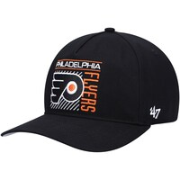 Men's '47 Black Philadelphia Flyers Reflex Hitch Snapback Hat