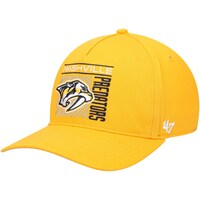 Men's '47 Gold Nashville Predators Reflex Hitch Snapback Hat