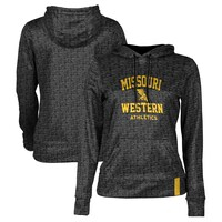 Women's Black Missouri Western State Griffons Athletics Pullover Hoodie