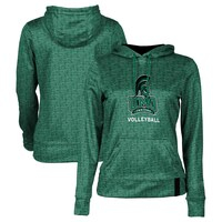 Women's Green Mount Olive Trojans Volleyball Pullover Hoodie