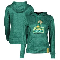Women's Green Norfolk State Spartans Basketball Pullover Hoodie
