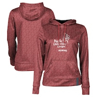 Women's Red Pacific Boxers Rowing Pullover Hoodie