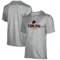 Men's Gray Carlow University Celtics Tennis Name Drop T-Shirt