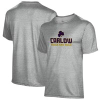 Men's Gray Carlow University Celtics Track & Field Name Drop T-Shirt