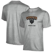 Men's Gray Mercer Bears Wrestling Name Drop T-Shirt