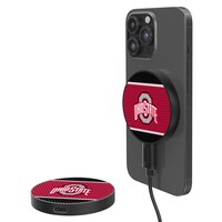 Ohio State Buckeyes 10-Watt Mesh Design Wireless Magnetic Charger