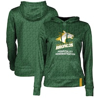 Women's Green SUNY Delhi Broncos Hospitality Administration Pullover Hoodie
