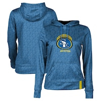 Women's Blue Southeastern Oklahoma State Savage Storm Aviation Pullover Hoodie