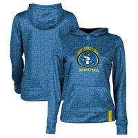 Women's Blue Southeastern Oklahoma State Savage Storm Basketball Pullover Hoodie