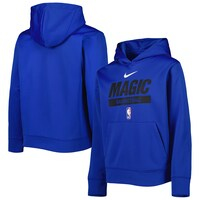 Youth Nike Blue Orlando Magic Spotlight Practice Performance Pullover Hoodie
