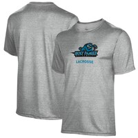 Men's Gray Holy Family Tigers Lacrosse Name Drop T-Shirt