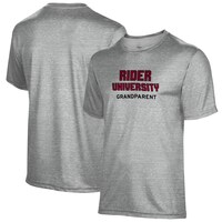 Men's Gray Rider Broncs Grandparent Name Drop T-Shirt