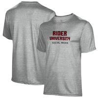 Men's Gray Rider Broncs Social Work Name Drop T-Shirt