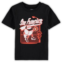 Toddler Black San Francisco Giants On the Fence T-Shirt