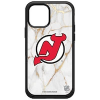 OtterBox Black New Jersey Devils iPhone White Marble Slate Case