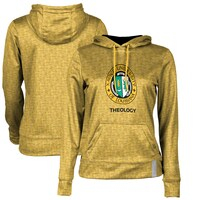 Women's Gold XULA Gold Theology Pullover Hoodie