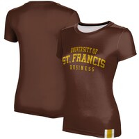 Women's Brown St. Francis Fighting Saints Business T-Shirt