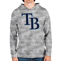 Men's Antigua Camo Tampa Bay Rays Team Logo Absolute Pullover Hoodie