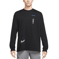 Men's Nike Black Philadelphia 76ers Courtside Established City Max90 Long Sleeve T-Shirt