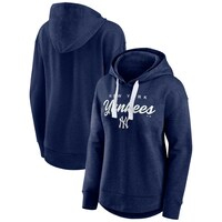 Women's Fanatics Branded Heather Navy New York Yankees Set to Fly Pullover Hoodie