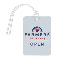 Farmers Insurance Open Plastic Bag Tag