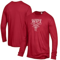 Men's Red Worcester Polytechnic Institute Engineers Keeper Long Sleeve T-Shirt