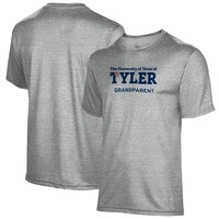 Men's Gray Texas Tyler Patriots Grandparent Name Drop T-Shirt