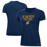 Women's Under Armour Navy UC San Diego Tritons Performance T-Shirt
