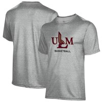 Men's Gray ULM Warhawks Basketball Name Drop T-Shirt