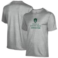 Men's Gray Mount Olive Trojans Agriculture Name Drop T-Shirt