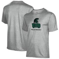 Men's Gray Mount Olive Trojans Field Hockey Name Drop T-Shirt