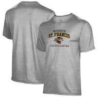 Men's Gray St. Francis Fighting Saints Cheerleading Name Drop T-Shirt