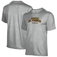 Men's Gray St. Francis Fighting Saints Grandpa Name Drop T-Shirt