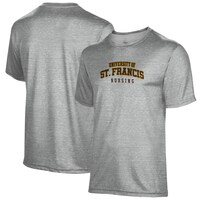 Men's Gray St. Francis Fighting Saints Nursing Name Drop T-Shirt