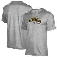 Men's Gray St. Francis Fighting Saints Social Work Name Drop T-Shirt