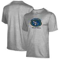 Men's Gray Southeastern Oklahoma State Savage Storm Volleyball Name Drop T-Shirt