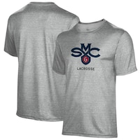 Men's Gray Saint Mary's Gaels Lacrosse Name Drop T-Shirt