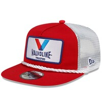 Men's New Era Red/White Kyle Larson Golfer Snapback Adjustable Hat
