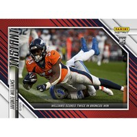 Javonte Williams Denver Broncos Fanatics Exclusive Parallel Panini Instant NFL Week 14 Williams Scores Twice in Broncos Win Single Rookie Trading Card - Limited Edition of 99